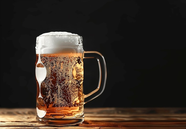Foto de uma deliciosa xícara de vidro de variedade de álcool de cerveja em fundo branco