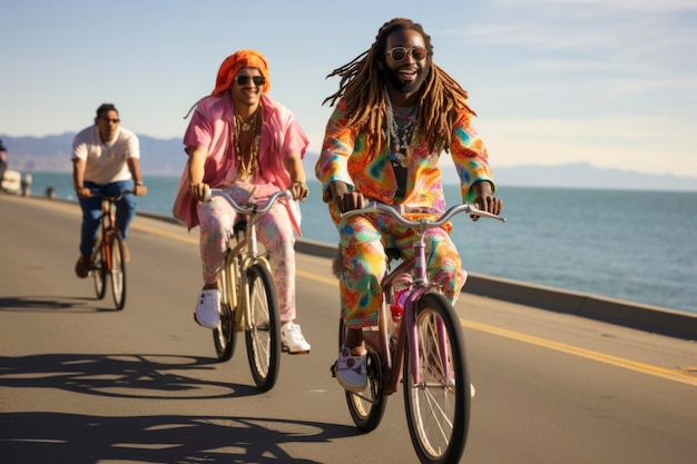 Foto de uma pessoa a andar de bicicleta