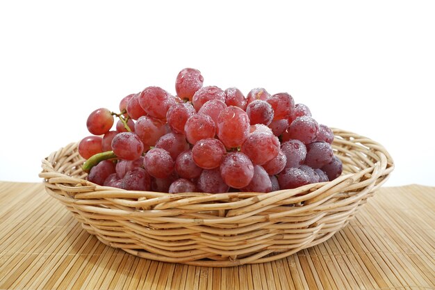 Foto de uvas vermelhas sem sementes