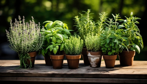 Foto de vasos de plantas de casa