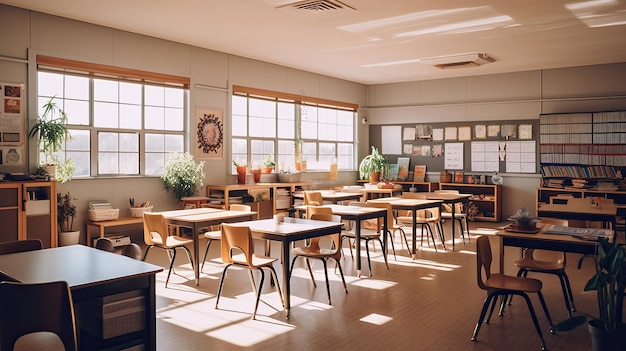 Foto de visualização da sala de aula