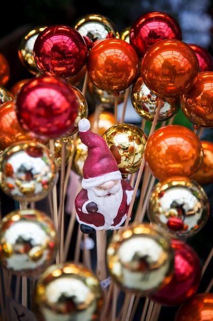Foto de decoración colorida tradicional de año nuevo y Navidad