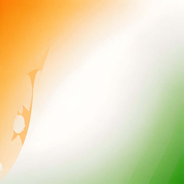 Foto dekorative dreifarbige Textur mit indischer Flagge