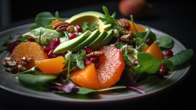 foto de una deliciosa ensalada