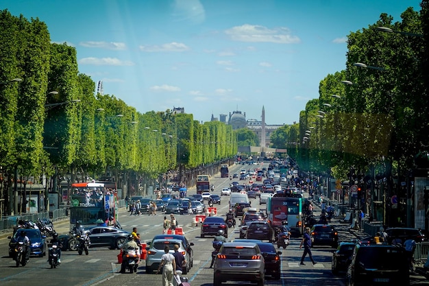 Foto der Avenue berühmten Wahrzeichen Frankreich