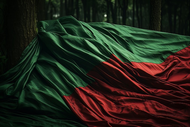 Foto der Flagge von Bangladesch