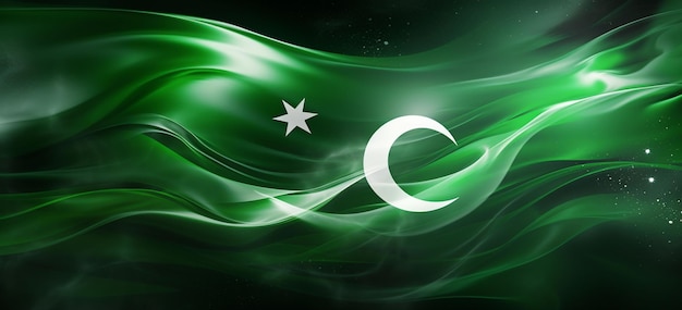 Foto der Flagge von Pakistan