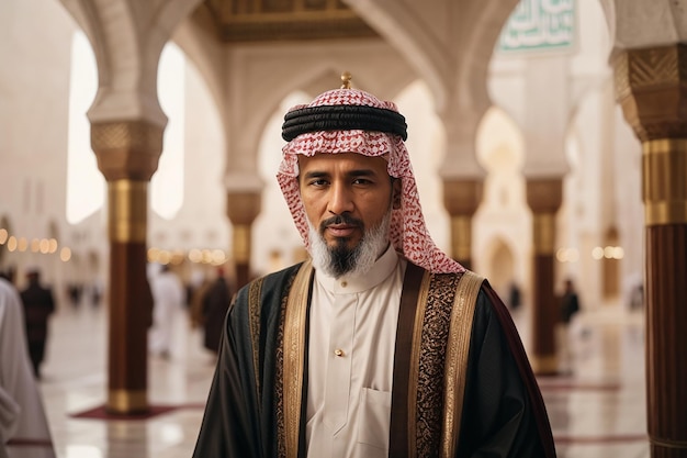 Foto der heiligen Moschee des Propheten Mohammed in Medina ksa