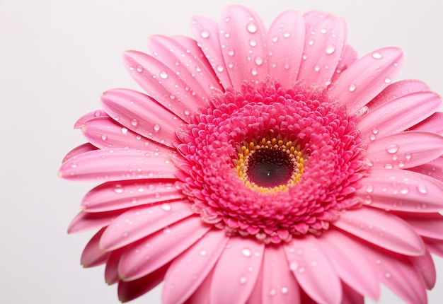 Foto foto der natur schöne blume mit wassertropfen tapete