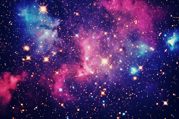 Foto der Sterne von Galaxy Glimmer