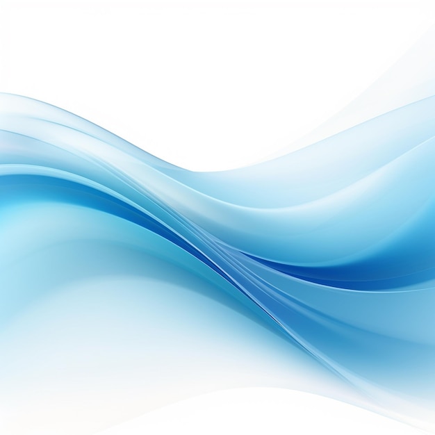 Foto des blauen Wellen-HintergrundsBlaue Welle-Hintergrund für das Design KI Generated