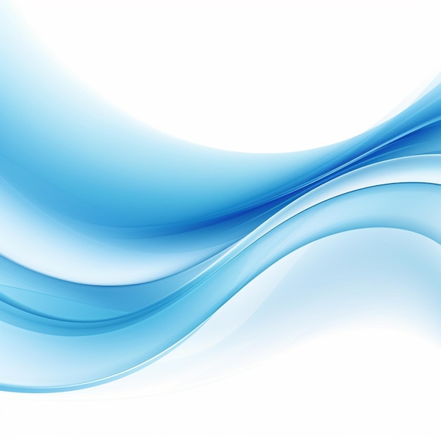 Foto des blauen Wellen-HintergrundsBlaue Welle-Hintergrund für das Design KI Generated