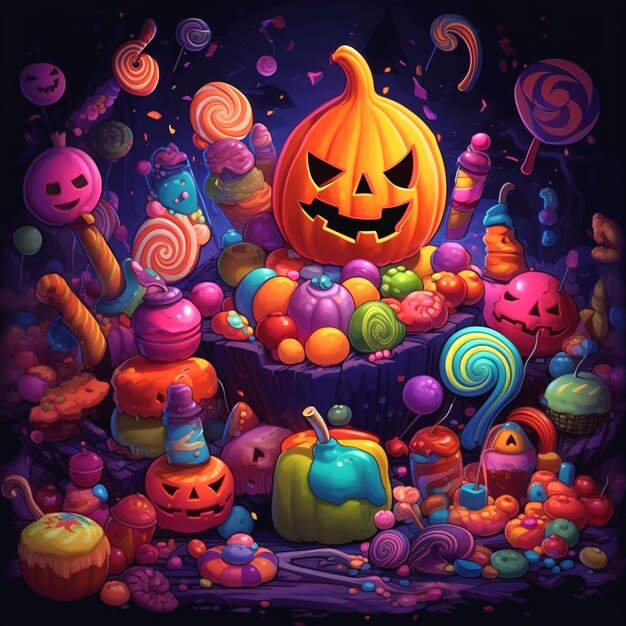 Foto des Halloween-Hintergrunds