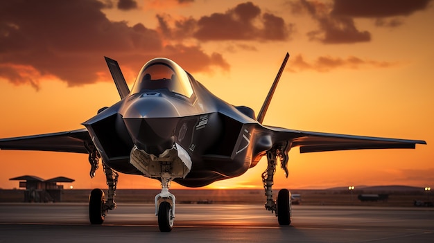 Foto des Kampfflugzeugs Lockheed Martin F35 Lightning