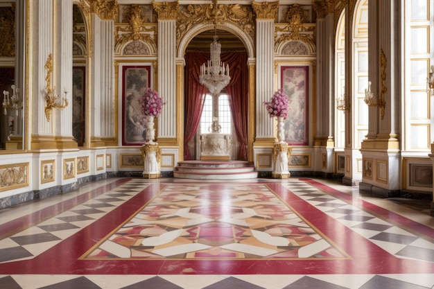 Foto des Schlosses Versailles in Paris, Frankreich
