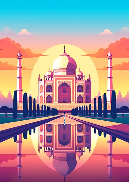 Foto foto des taj mahal