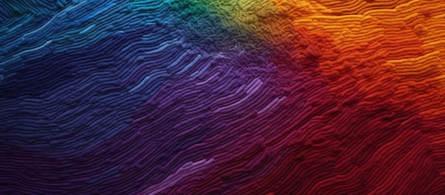 Foto detallada del patrón de la alfombra vibrante