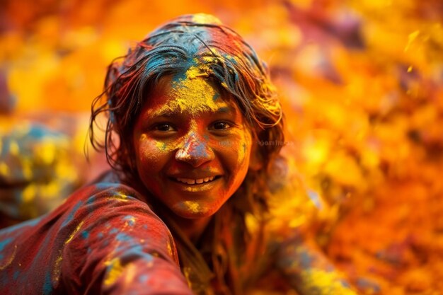 La foto del día de Holi en color