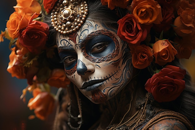 foto del dia de muertos