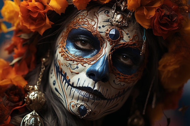 foto del dia de muertos