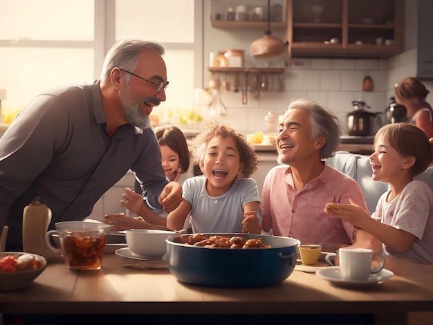 Foto del día del padre Padre feliz