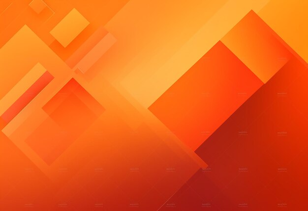 Foto foto del diseño de fondo vectorial de color naranja con líneas y formas abstractas naranjas