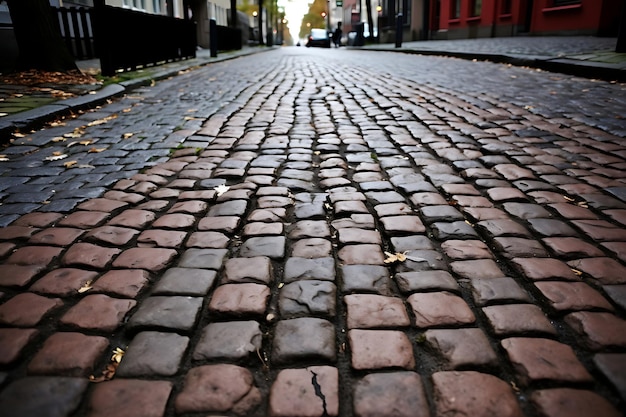 Foto foto de los distritos urbanos con adoquines