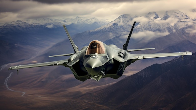 foto do caça Lockheed Martin F35 Lightning