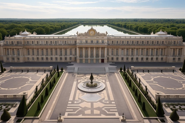 Foto do Palácio de Versalhes em Paris França