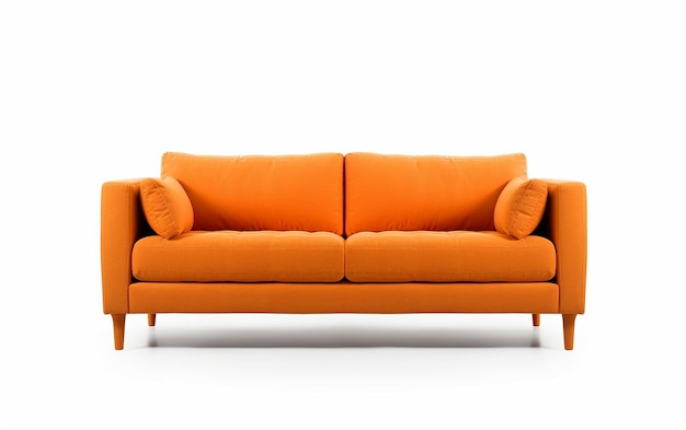Foto do sofá moderno clássico isolado no fundo branco