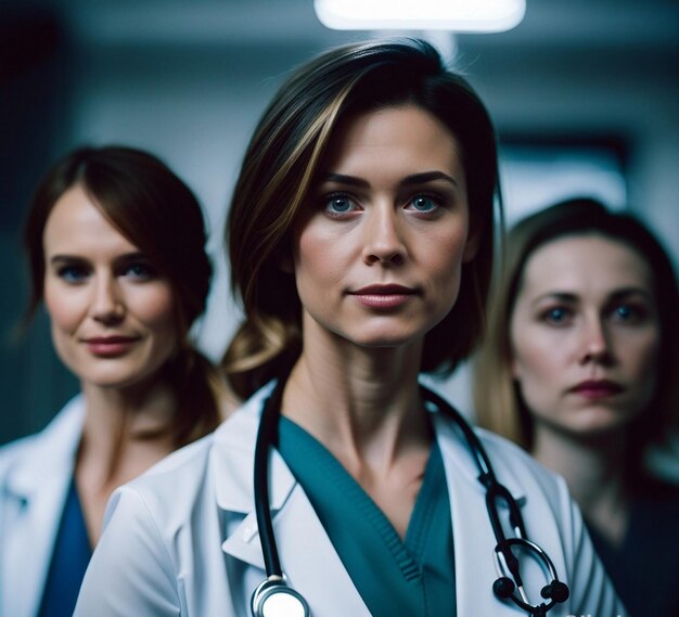 foto de doctores y enfermeras juntos