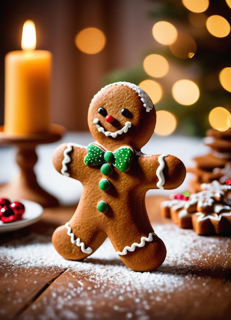 Foto dos biscoitos de Natal do homem Gibgerbread