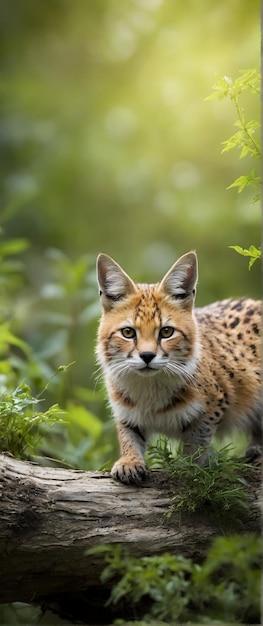 Foto echt als Habitat Haven Entdecken Sie den Lebensraum der Wildtiere ein Zufluchtsort für vielfältige Flora und Fauna in nat