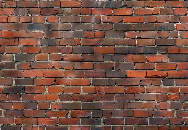 Foto einer alten Ziegelsteinmauer mit einem roten Ziegelsteinstuktur-Hintergrund