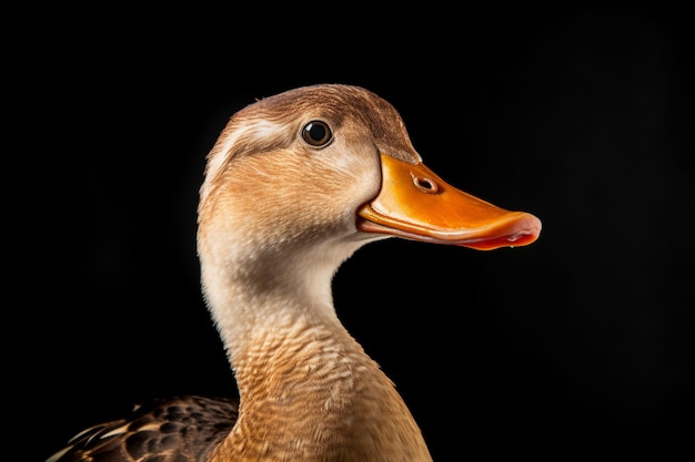 Foto einer Ente ohne Hintergrund