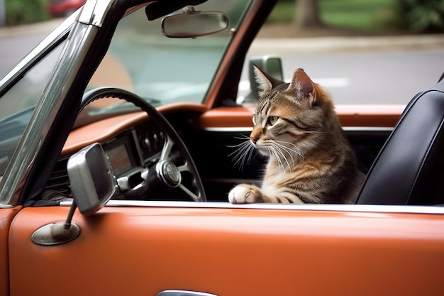 Gefahr: Katze vor ein Auto liegen Stockfotografie - Alamy