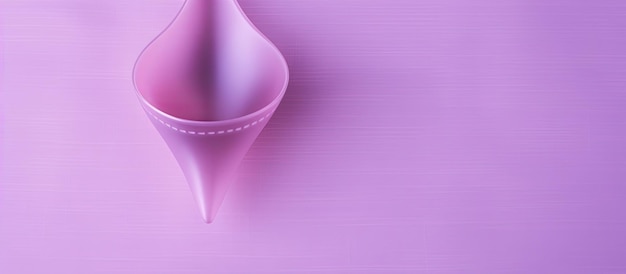 Foto foto einer rosa vase an einer leuchtend lila wand mit viel leerraum für text oder anderes design