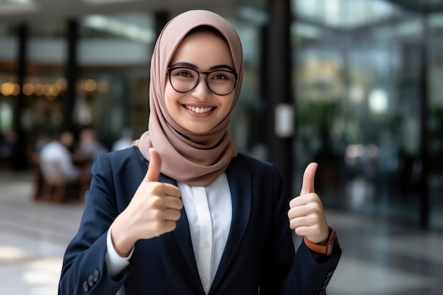 Foto einer wunderschönen Hijab-Frau