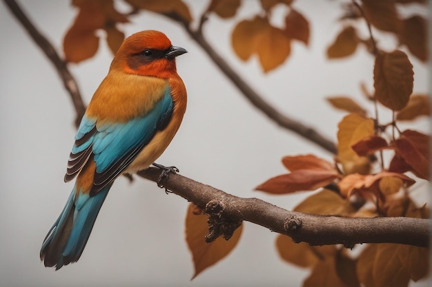 Foto eines bunten Vogels am nationalen Tiertag