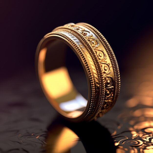 Foto eines goldenen Rings