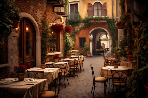 Foto eines italienischen Restaurants in hoher Auflösung