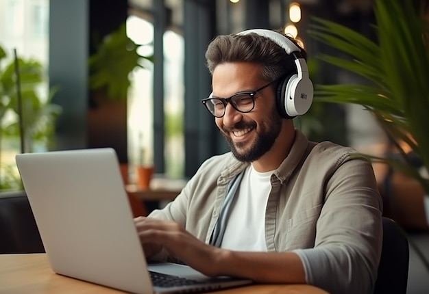 Foto eines jungen Mädchens und Jungen Afrikanisches Mädchen und Junge hören lächelnd Musik über Kopfhörer