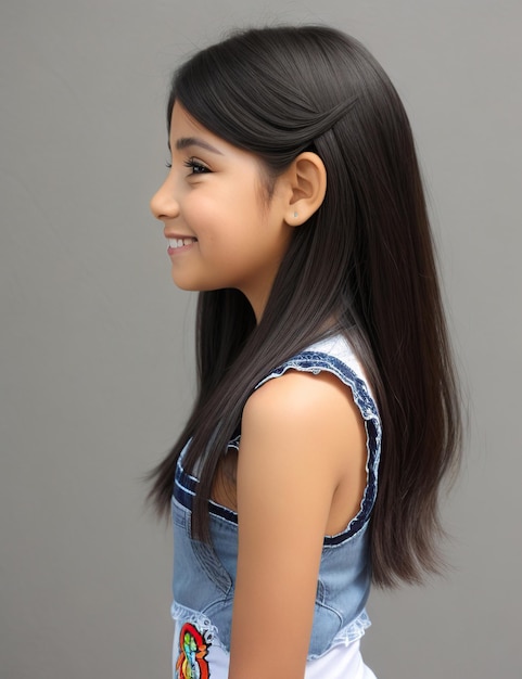 Foto eines lächelnden hispanischen Mädchens