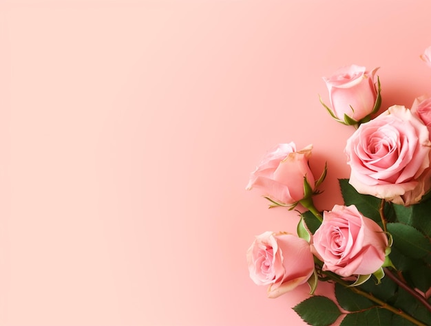 Foto em close-up da beleza elegante de uma flor de rosa