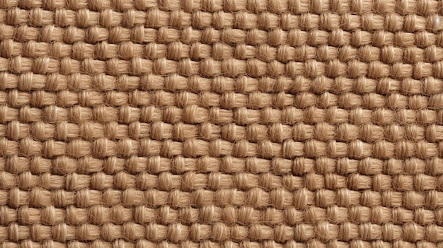Foto em close-up de um tapete de tecido tan preciso e realista