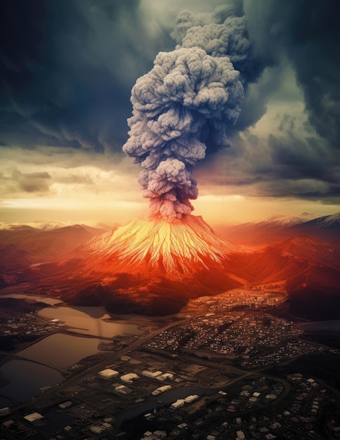 Foto de la erupción volcánica Fagradalsfjall