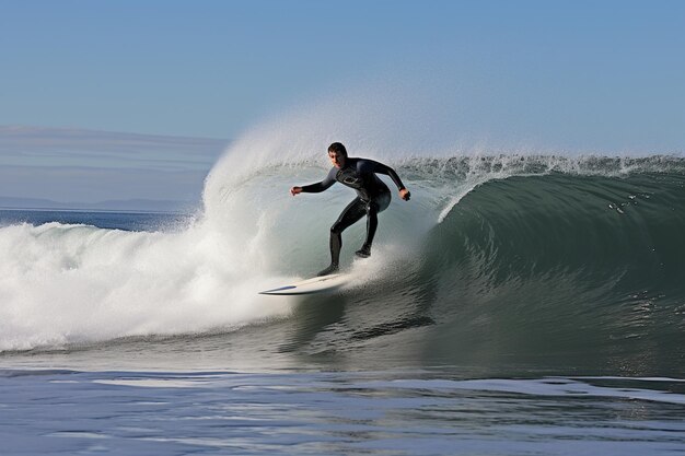 La foto del esplendor del surf