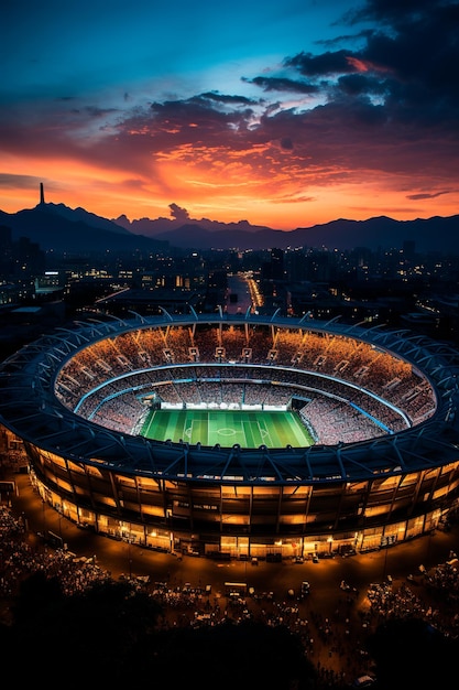 Foto foto de un estadio de futbol