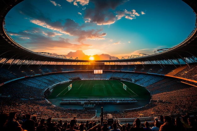 foto de un estadio de futbol