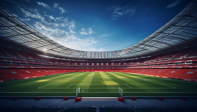 Foto foto del estadio de futbol